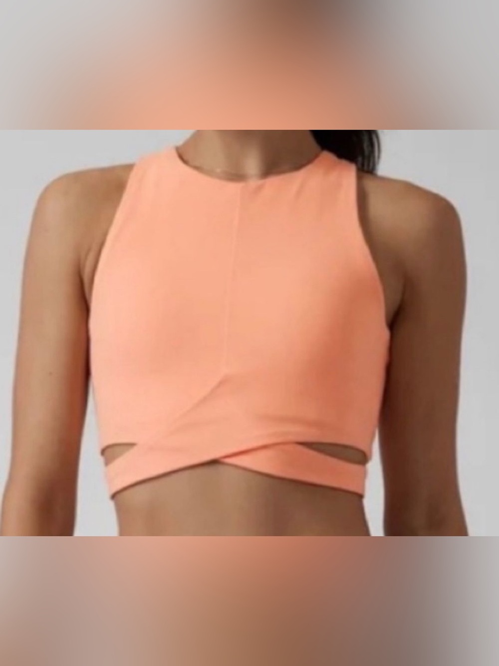 Athleta Peach Conscious Cut Out Crop - Picture 4 of 4